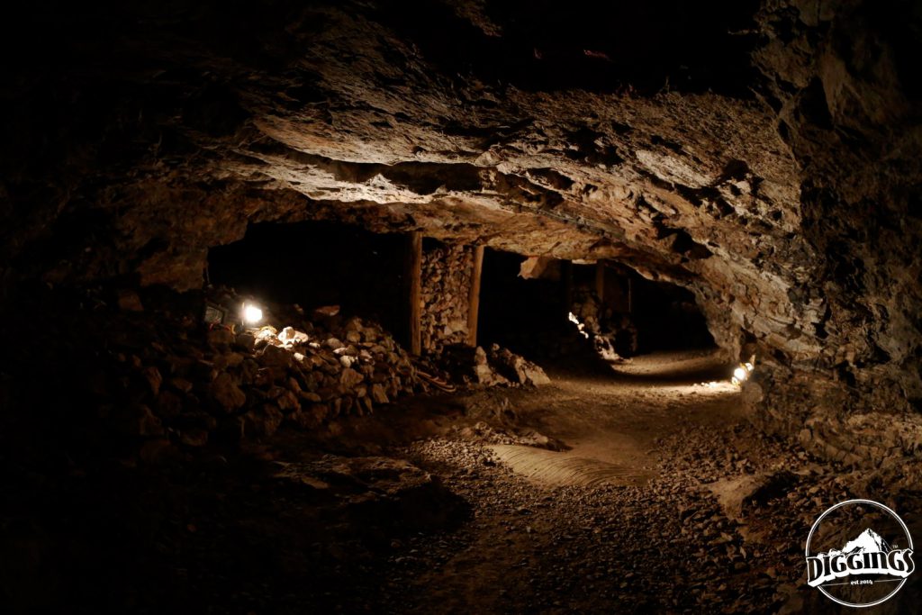 inside the Good Enough Mine