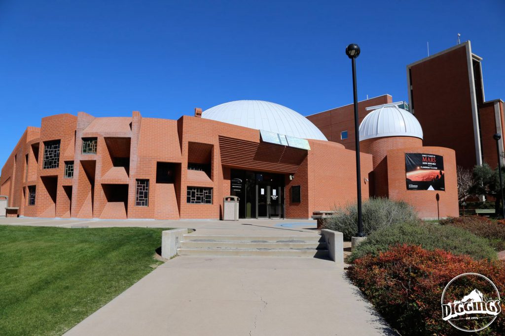 The Mineral Museum is located in the basement of the Flandrau Science Center & Planetarium.