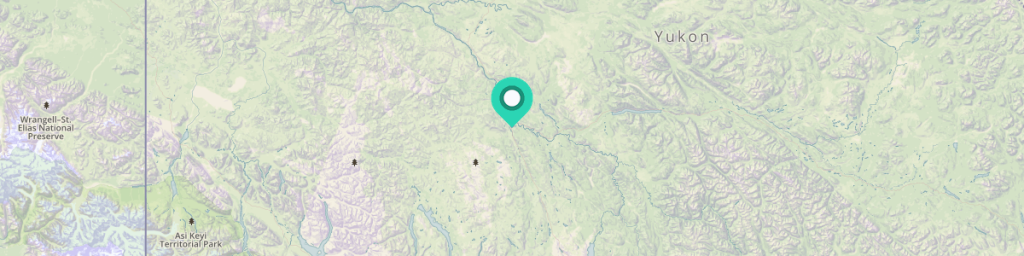 Map of Carmacks Mine, located outside of Carmacks, Yukon
