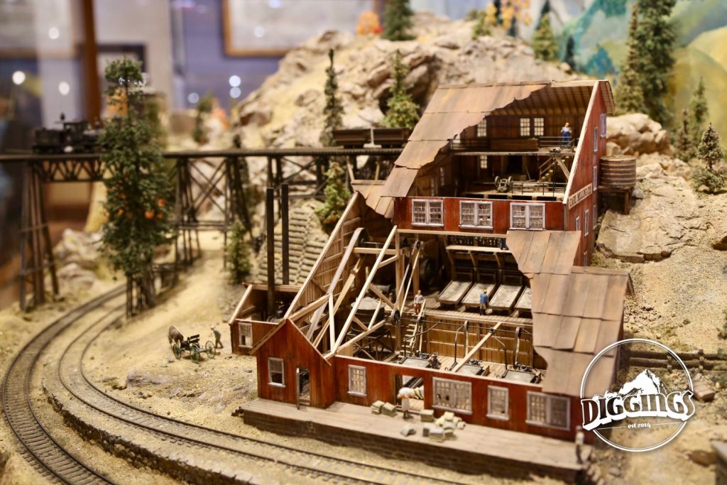 Mill diorama at the National Mining Hall of Fame & Museum