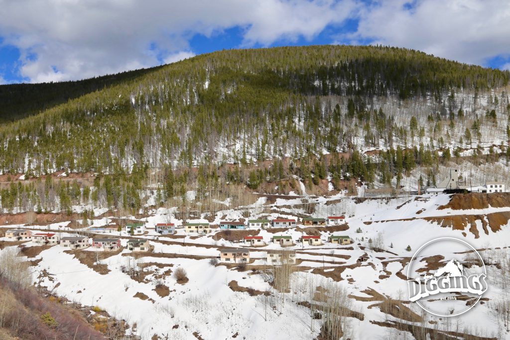 1880s silver boomtown turned ghost town in Gilman, Colorado
