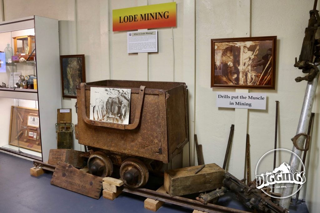 Lode Mining Display at the Idaho Museum of Mining & Geology