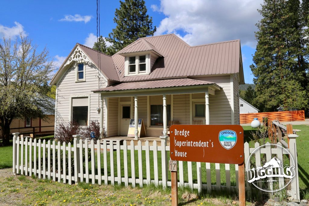 Dredge Superintendent's House at the Sumpter Valley Dredge State Heritage Area