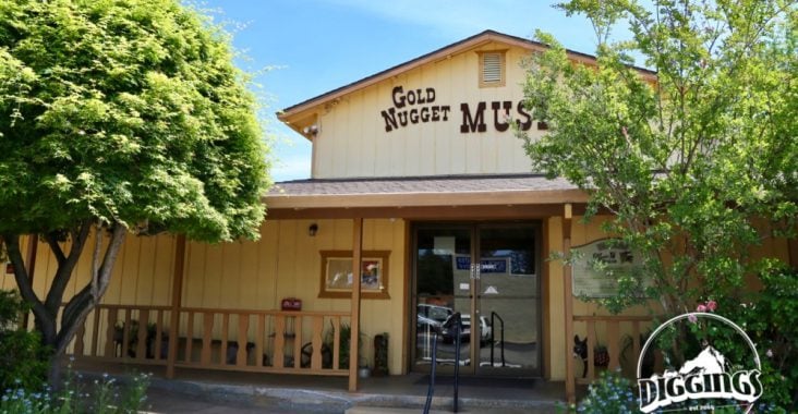 Outside the Gold Nugget Museum