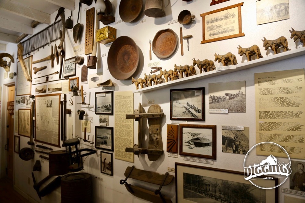 Mining Equipment on display at The Borax Museum
