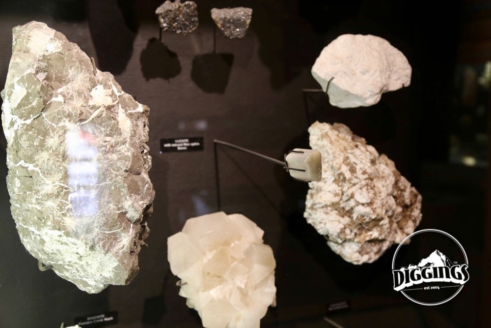 Ore on display at the The Borax Museum