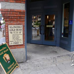 Entrance to the Klondike Gold Rush National Historical Park