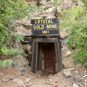 Entrance to the Crystal Gold Mine 1881