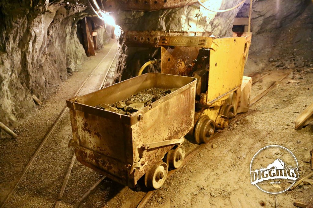 Ore Cart & Shovel at the Sierra Silver Mine