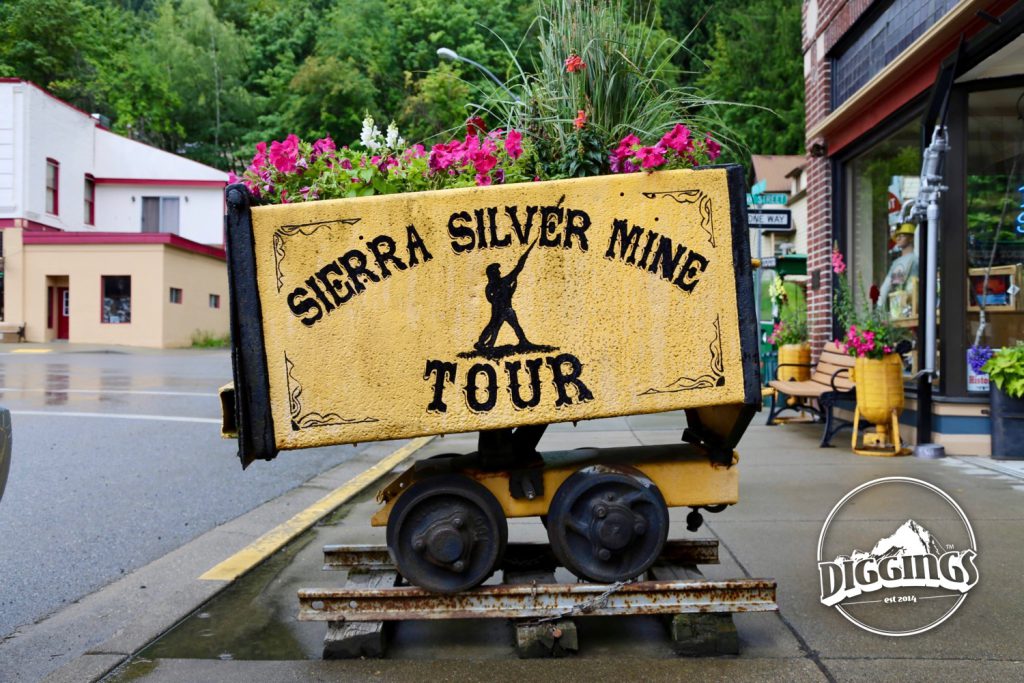 Pickup point for the Sierra Silver Mine Tour.