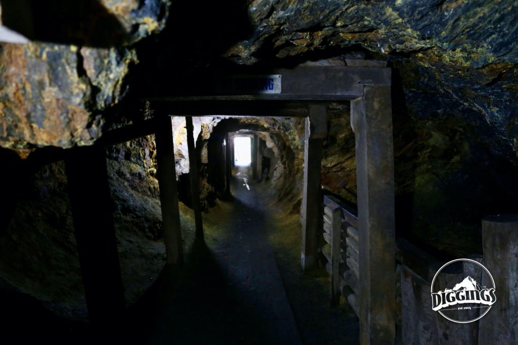 Touring the tunnels in Broken Boot Gold Mine of Deadwood, South Dakota
