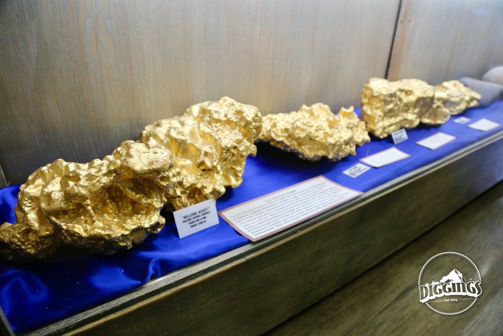 Nugget Casts at the South Dakota School of Mines & Technology Museum of Geology
