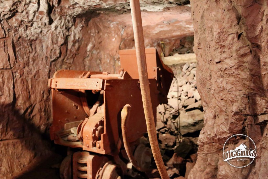 Shovel loader at the Soudan Underground Mine State Park
