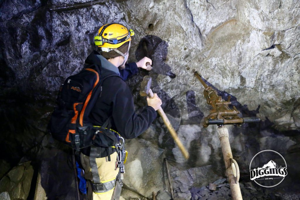 Sledge hammer at the Adventure Mine